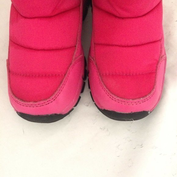 Ubfen Pink Boots Snow boots Girls Winter Warm Waterproof Outdoor Slip Resistant - Picture 5 of 12